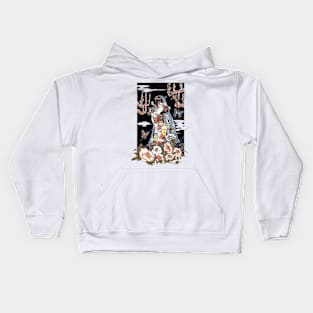 Geisha With Gun Kids Hoodie